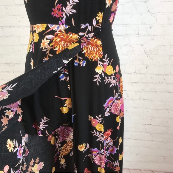 Forever 21 Floral Maxi Skort Romper Dress - Picture 3 of 7